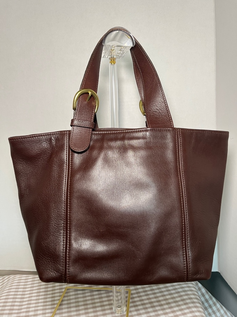 Vintage Coach Soho Waverly Tote 4133 in Chocolate Brown with Hang Tag - Picture 3 of 7